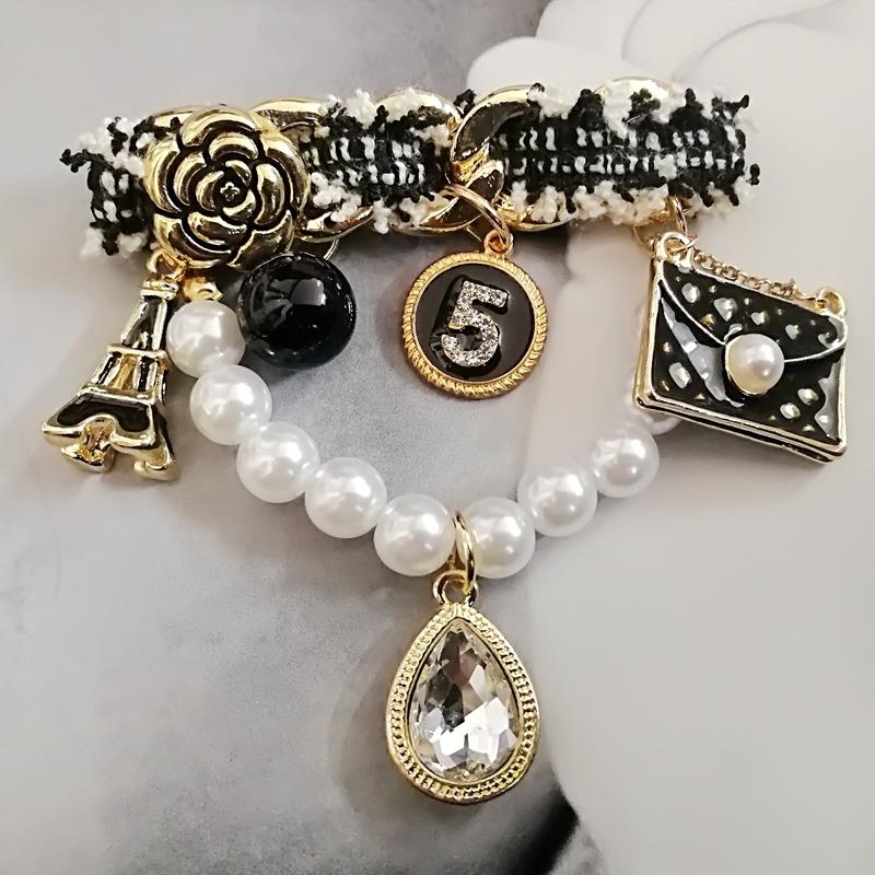 Little Luxuries Designs Chanel Style Charms Brooch